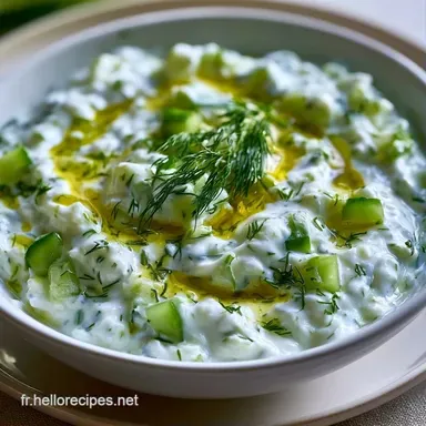 Tzatziki Maison pour 4 Personnes Fiche recette