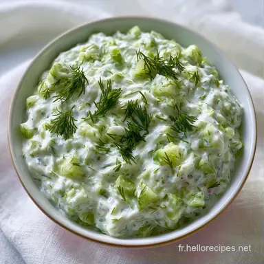 Tzatziki Vegan au Yaourt de Coco Fiche recette