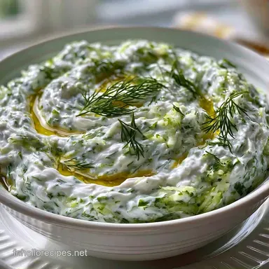 Tzatziki V&eacute;g&eacute;talien en 15 Minutes Fiche recette