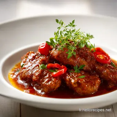 Veau Marengo Recette pour 6 Portions Fiche recette