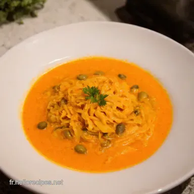 Ma Recette Lentilles Corail Facile Velout&eacute; Coco &Eacute;pices Fiche recette