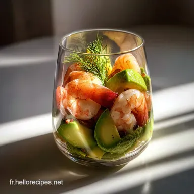 Verrine Avocat Crevette: Texture Soyeuse