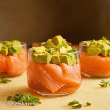 Verrines Saumon Avocat Ma Recette Facile Chic Fiche recette