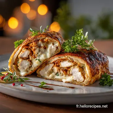 Wrap au poulet et fromage fondant Recette facile du CroqueWrap Parisien Fiche recette