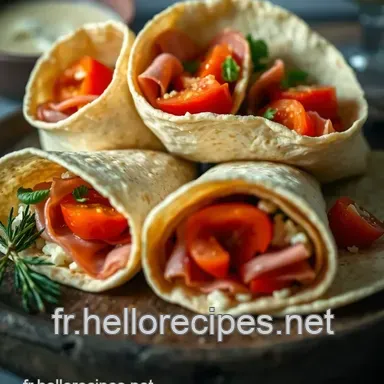 Wraps Jambon Fromage Faciles: Le Déjeuner Vite Fait, Bien Fait! Fiche recette