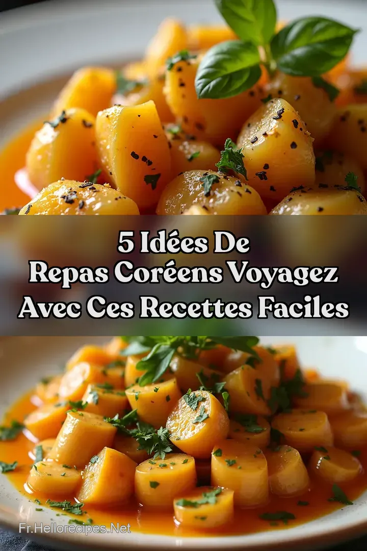 5 Id&eacute;es de Repas Cor&eacute;ens Voyagez Avec Ces Recettes Faciles