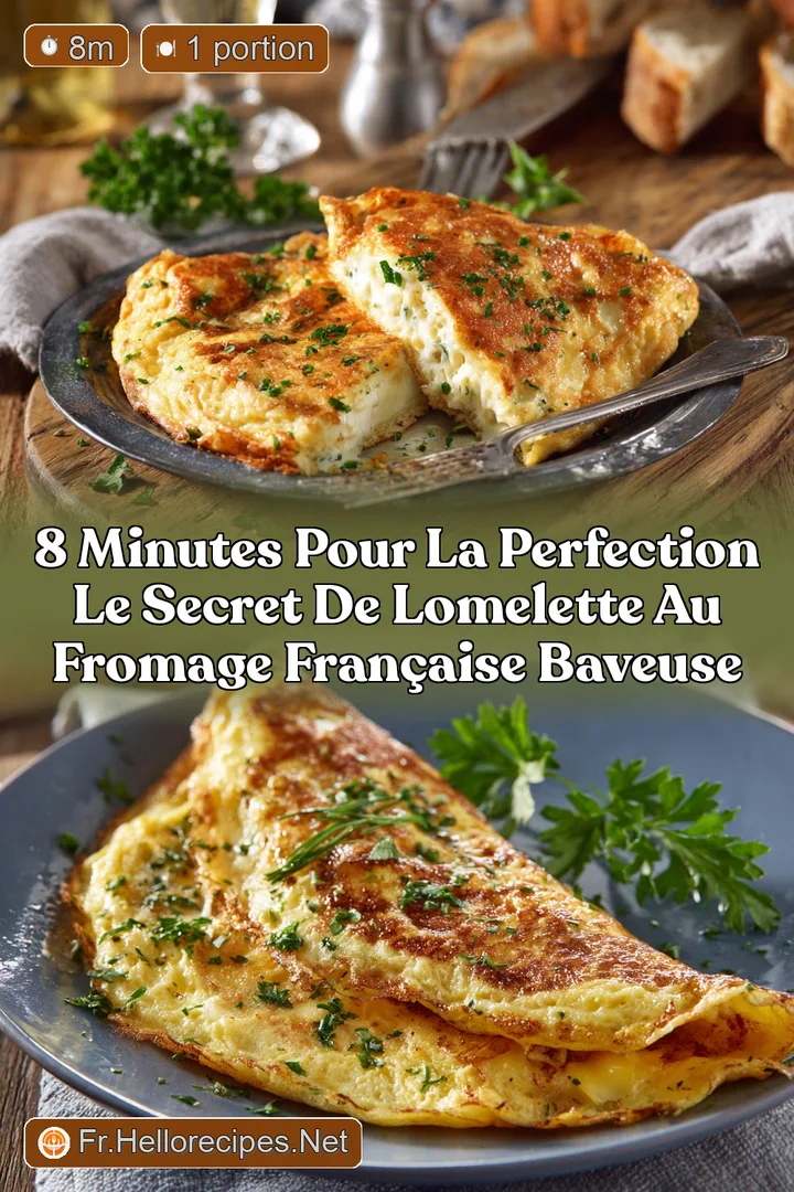 8 Minutes pour la perfection Le secret de lOmelette au Fromage Fran&ccedil;aise Baveuse