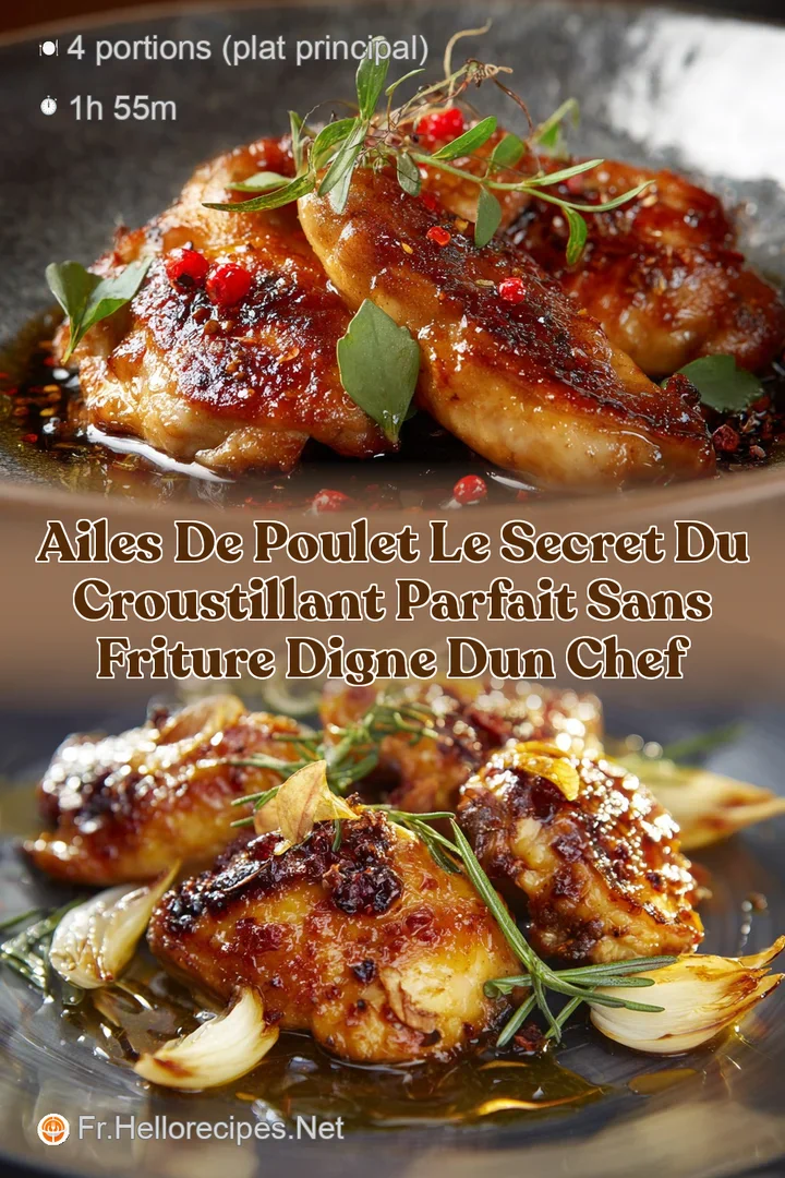 Ailes de poulet Le secret du croustillant parfait sans friture digne dun Chef