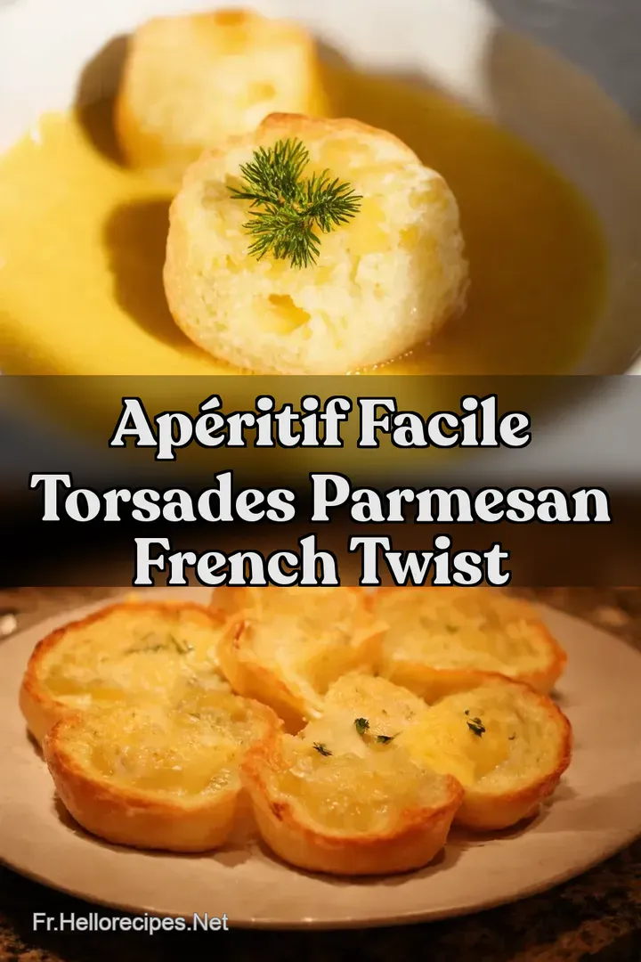 Apéritif Facile Torsades Parmesan French Twist