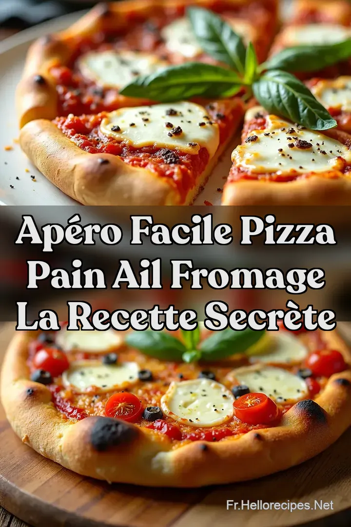 Ap&eacute;ro Facile Pizza Pain Ail Fromage La Recette Secr&egrave;te