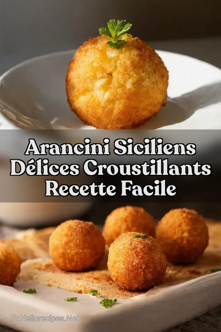 Arancini Siciliens D&eacute;lices Croustillants Recette Facile