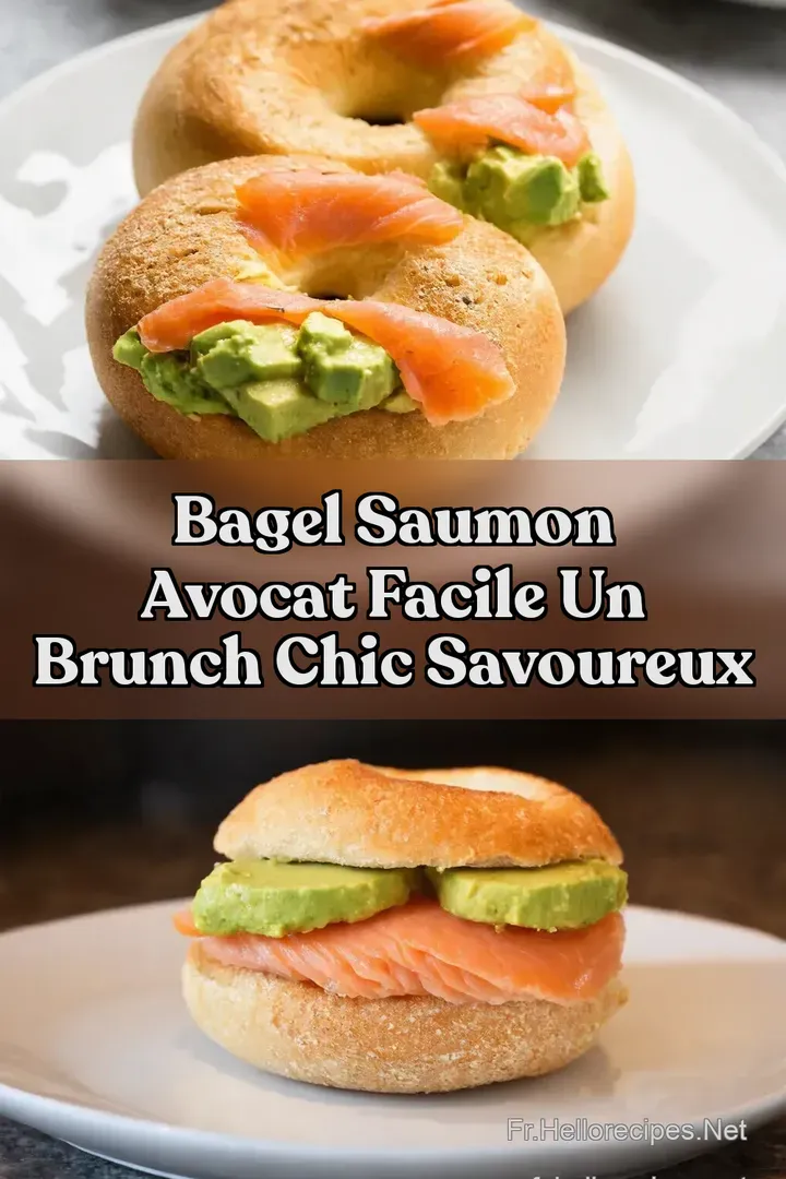 Bagel Saumon Avocat Facile Un Brunch Chic Savoureux