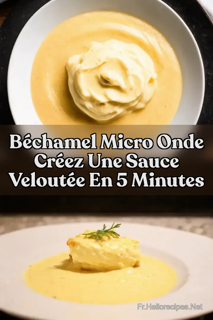 B&eacute;chamel Micro Onde Cr&eacute;ez Une Sauce Velout&eacute;e en 5 Minutes