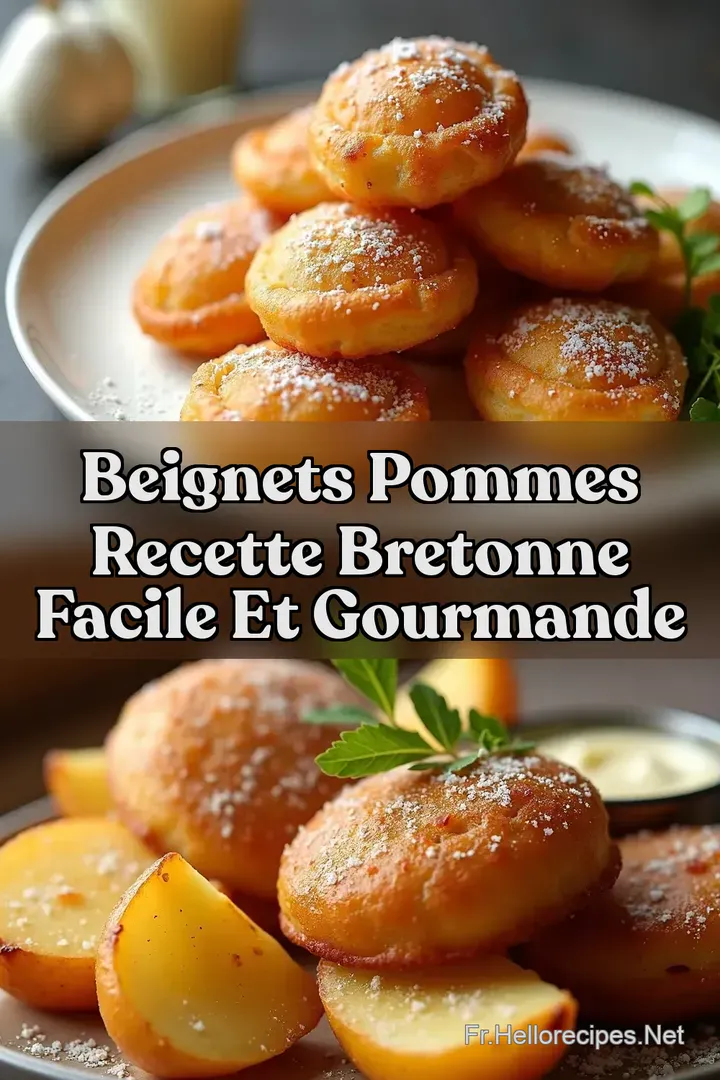 Beignets Pommes Recette Bretonne Facile et Gourmande