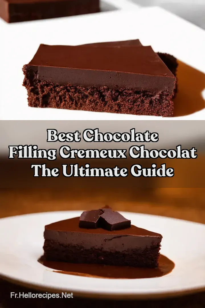 Best Chocolate Filling Cremeux Chocolat The Ultimate Guide