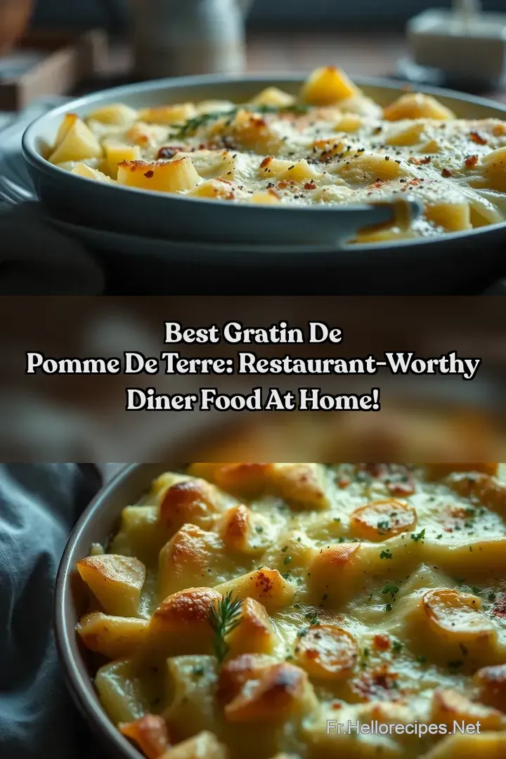 Best Gratin de Pomme de Terre: Restaurant-Worthy Diner Food at Home! : ÉPINGLER POUR PLUS TARD Best Gratin de Pomme de Terre: Restaurant-Worthy Diner Food at Home!