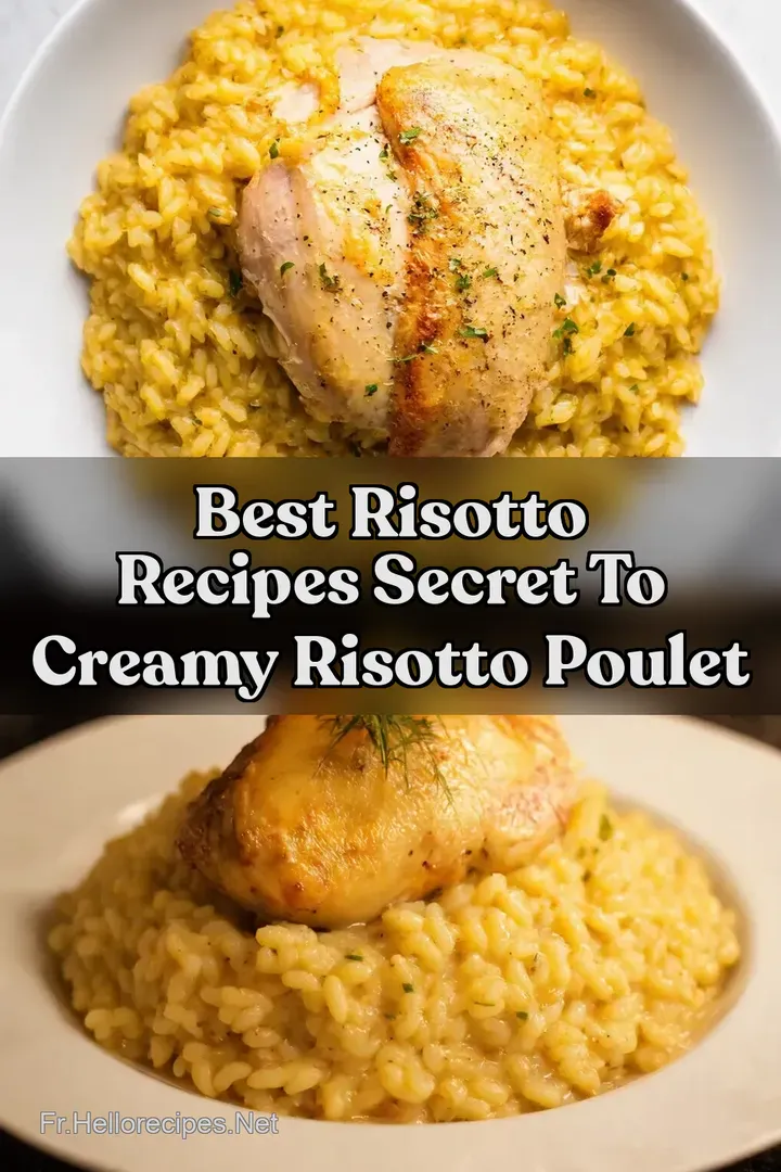 Best Risotto Recipes Secret to Creamy Risotto Poulet
