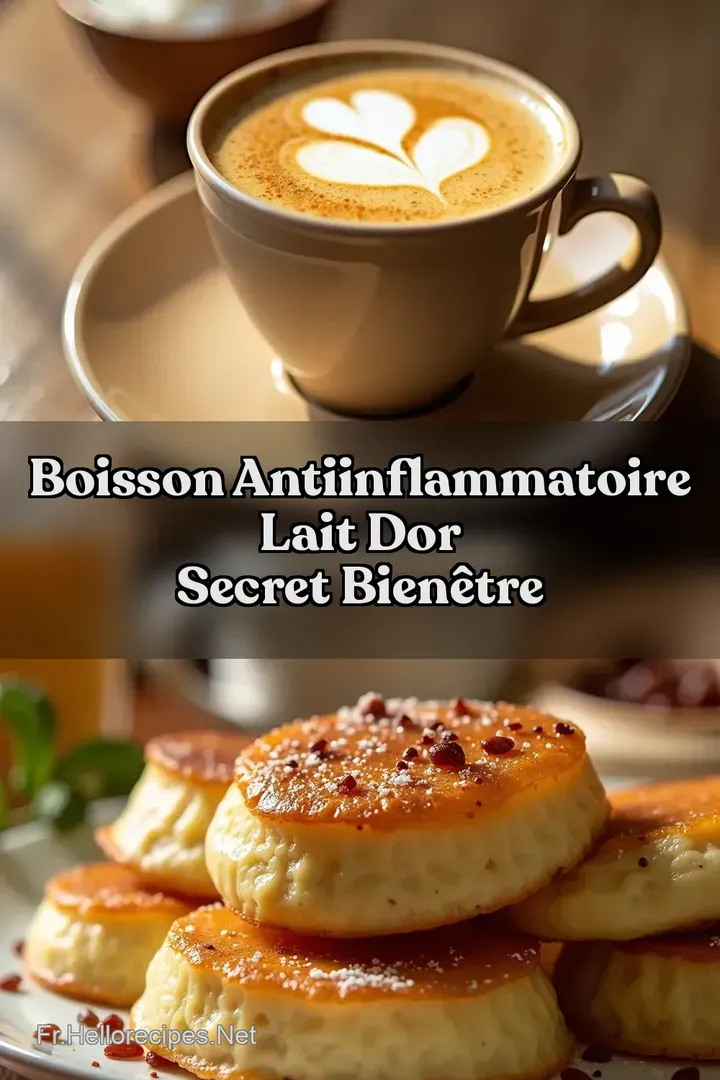 Boisson Antiinflammatoire Lait dOr Secret Bien&Ecirc;tre