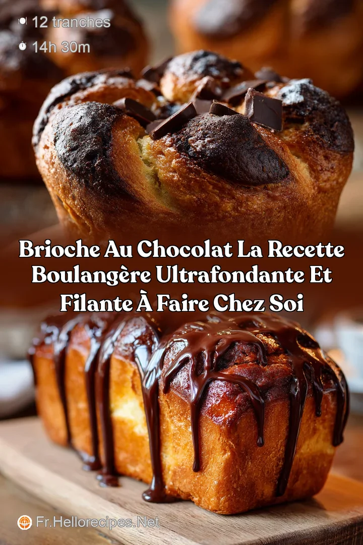 Brioche au chocolat La recette boulang&egrave;re ultrafondante et filante &agrave; faire chez soi