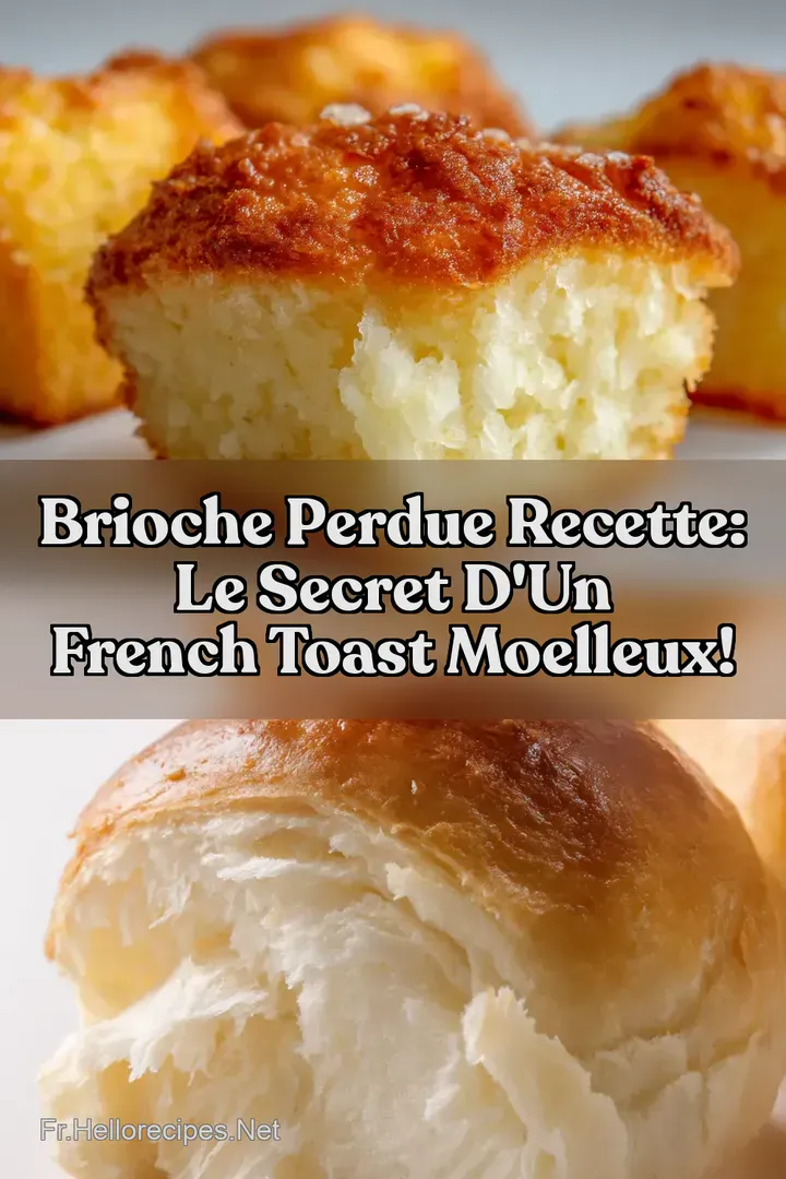 Brioche Perdue Recette: Le secret d' un French Toast Moelleux! : ÉPINGLER POUR PLUS TARD Brioche Perdue Recette: Le secret d' un French Toast Moelleux!