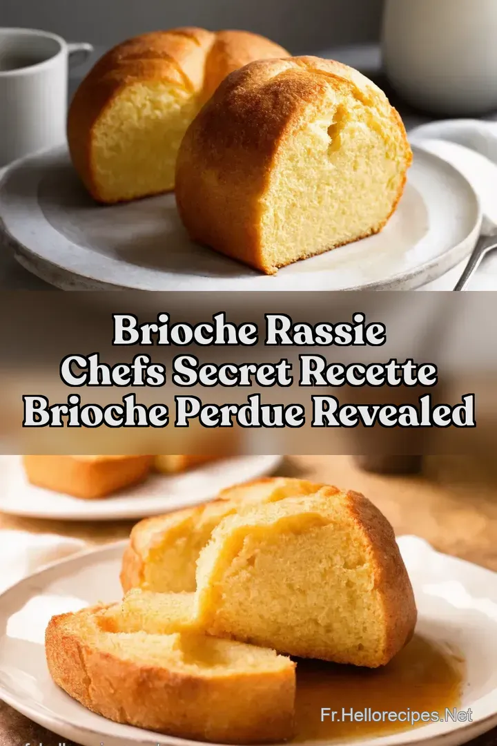 Brioche Rassie Chefs Secret Recette Brioche Perdue Revealed