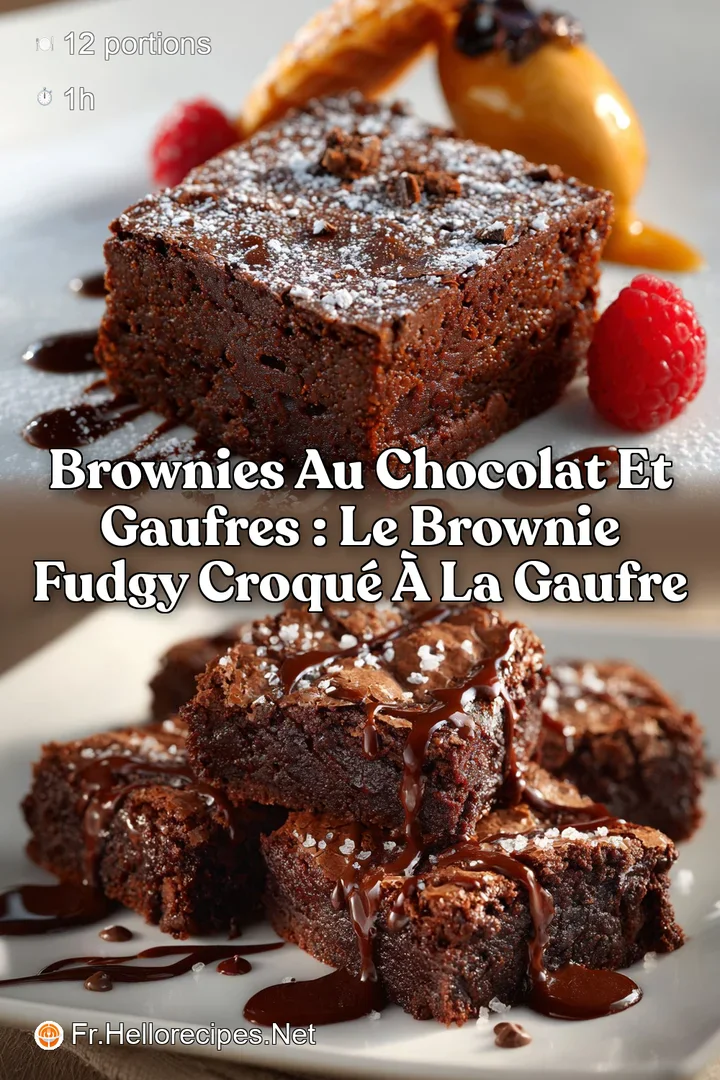 Brownies au chocolat et Gaufres : Le Brownie Fudgy Croqu&eacute; &agrave; la Gaufre