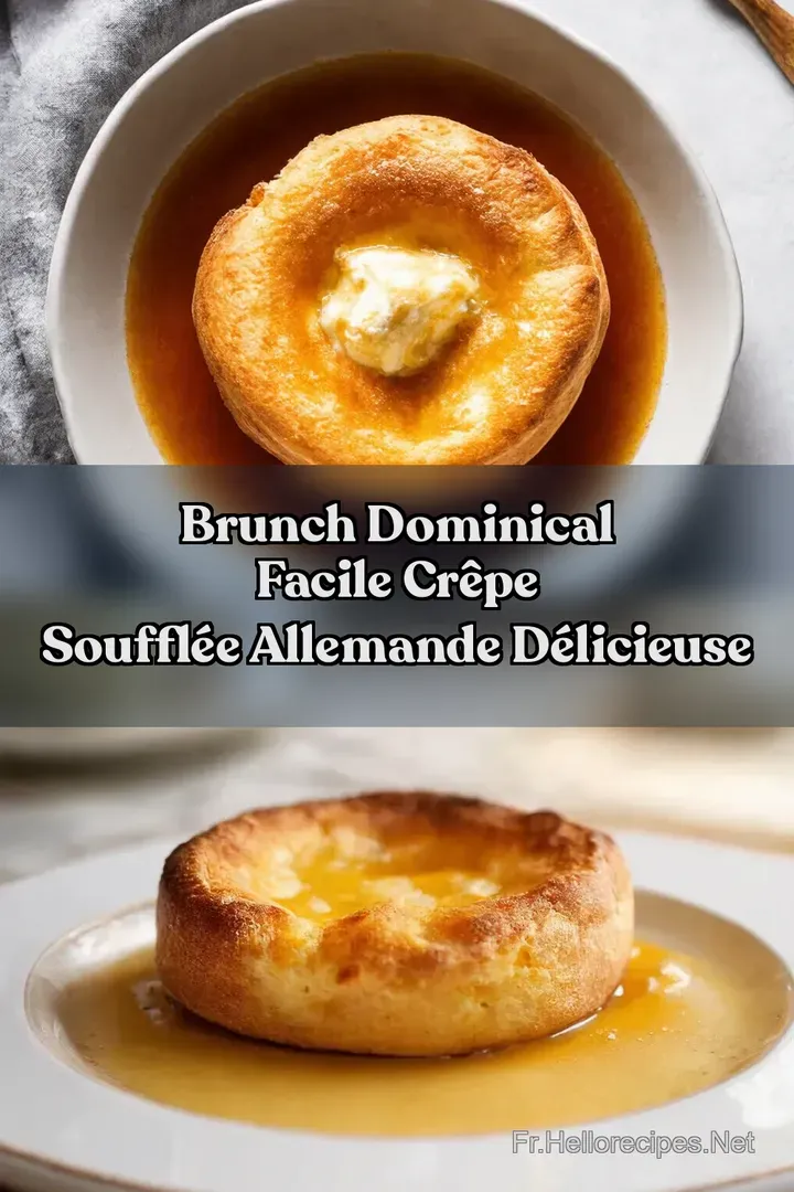 Brunch Dominical Facile Cr&ecirc;pe Souffl&eacute;e Allemande D&eacute;licieuse