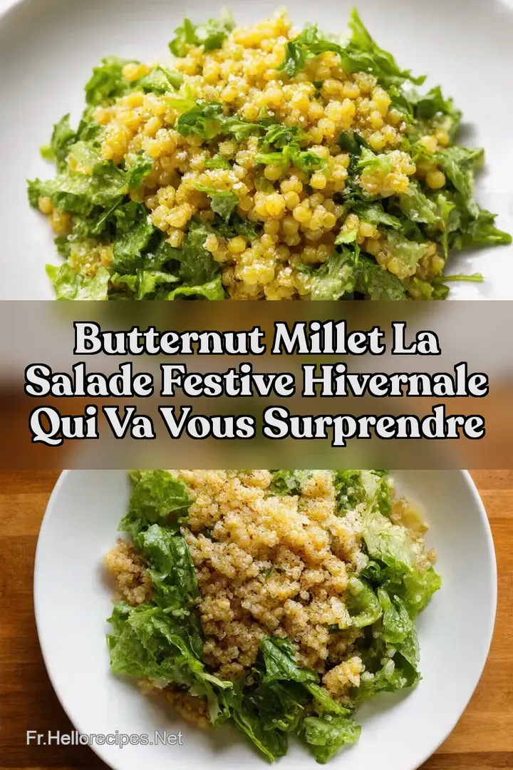 Butternut Millet La Salade Festive Hivernale qui Va Vous Surprendre