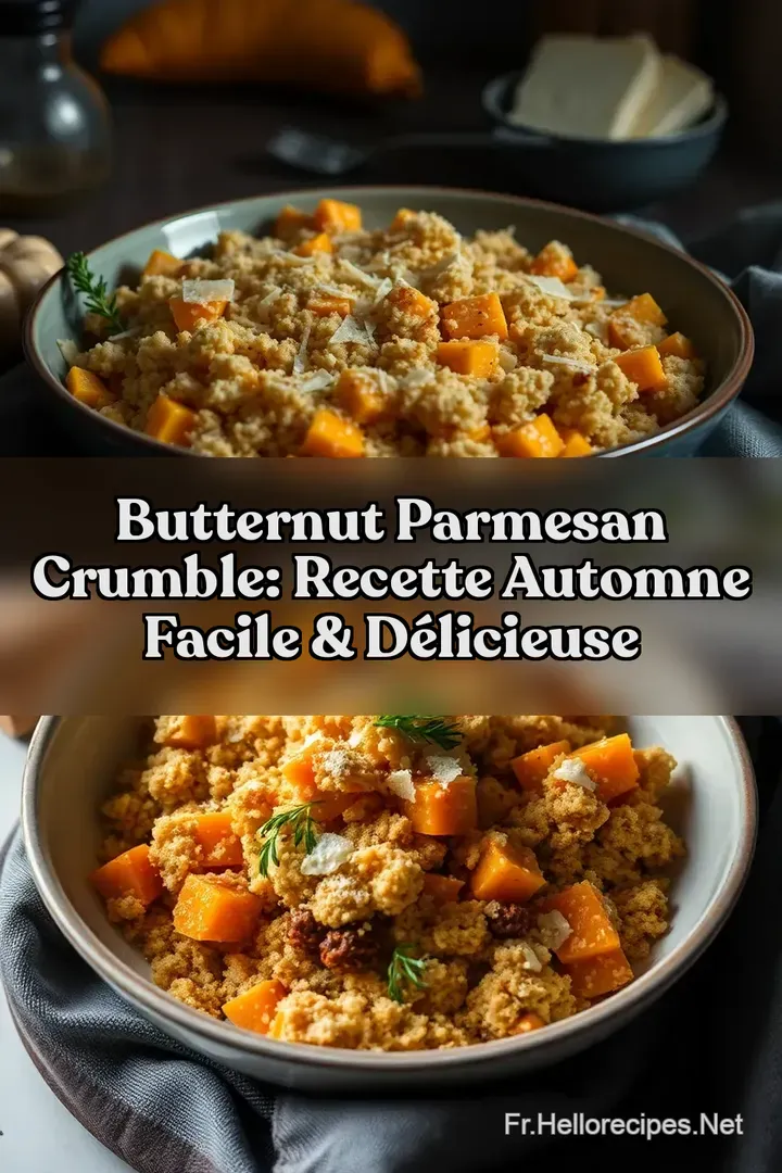 Butternut Parmesan Crumble: Recette Automne Facile &amp Délicieuse
