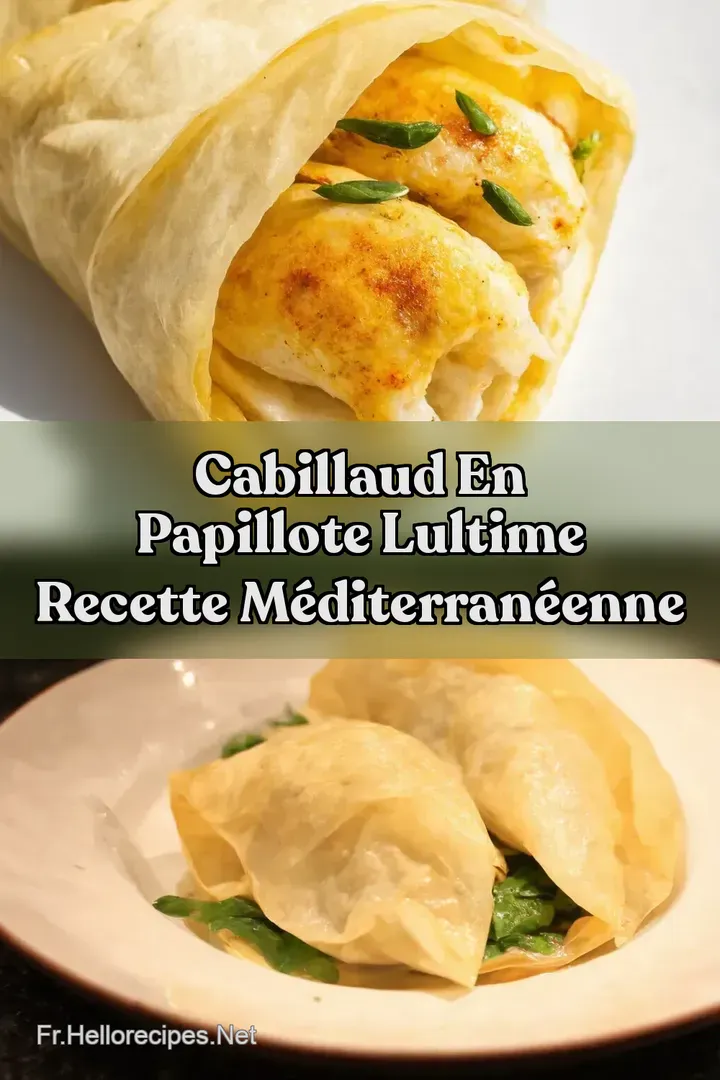 Cabillaud en Papillote LUltime Recette Méditerranéenne : ÉPINGLER POUR PLUS TARD Cabillaud en Papillote LUltime Recette Méditerranéenne