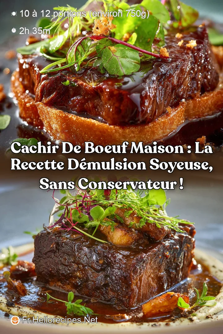 Cachir de boeuf maison : La recette d&eacute;mulsion soyeuse sans conservateur !