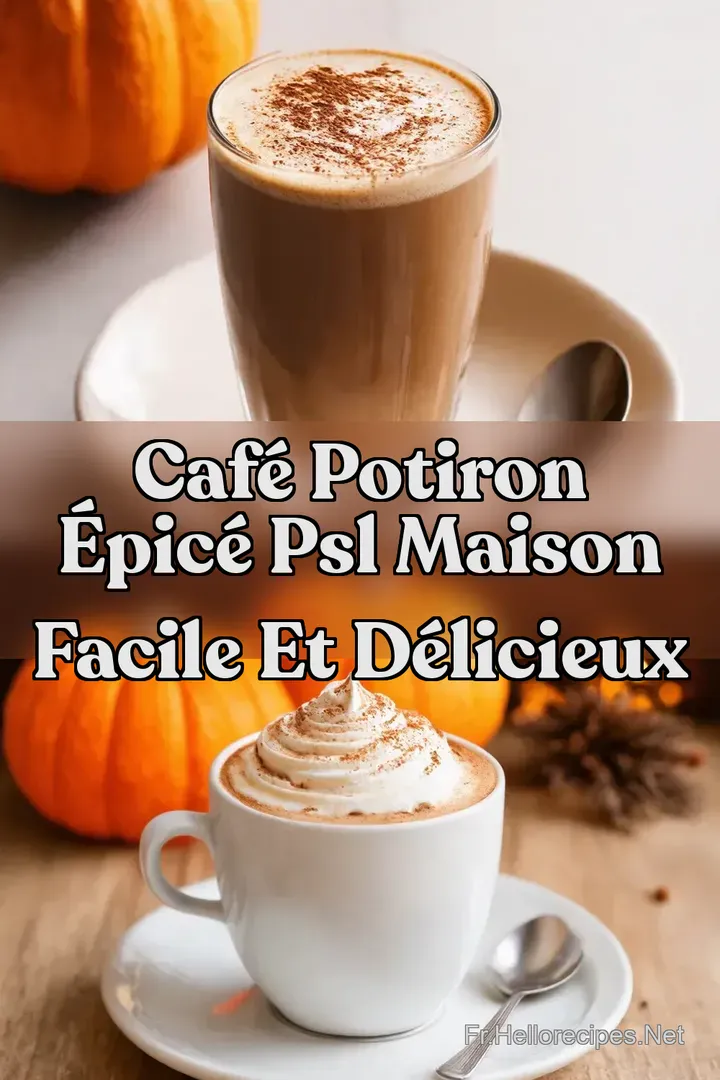 Caf&eacute; Potiron &Eacute;pic&eacute; PSL Maison Facile et D&eacute;licieux