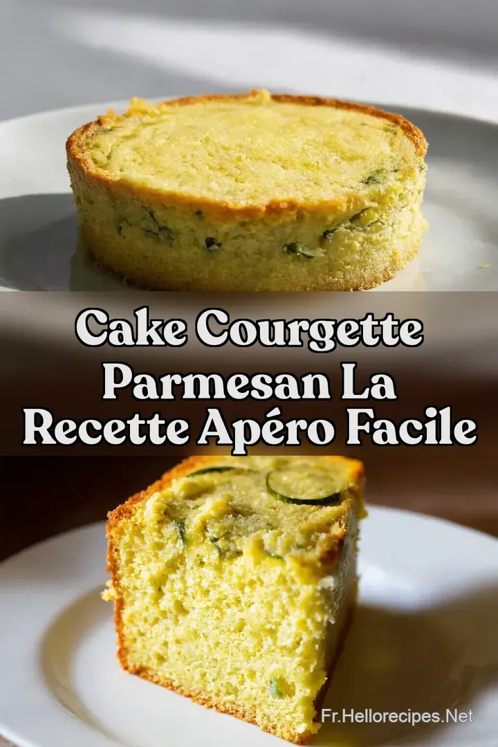 Cake Courgette Parmesan La Recette Apéro Facile