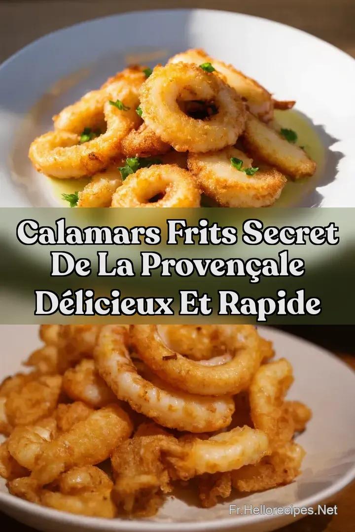Calamars Frits Secret de la Proven&ccedil;ale D&eacute;licieux et Rapide