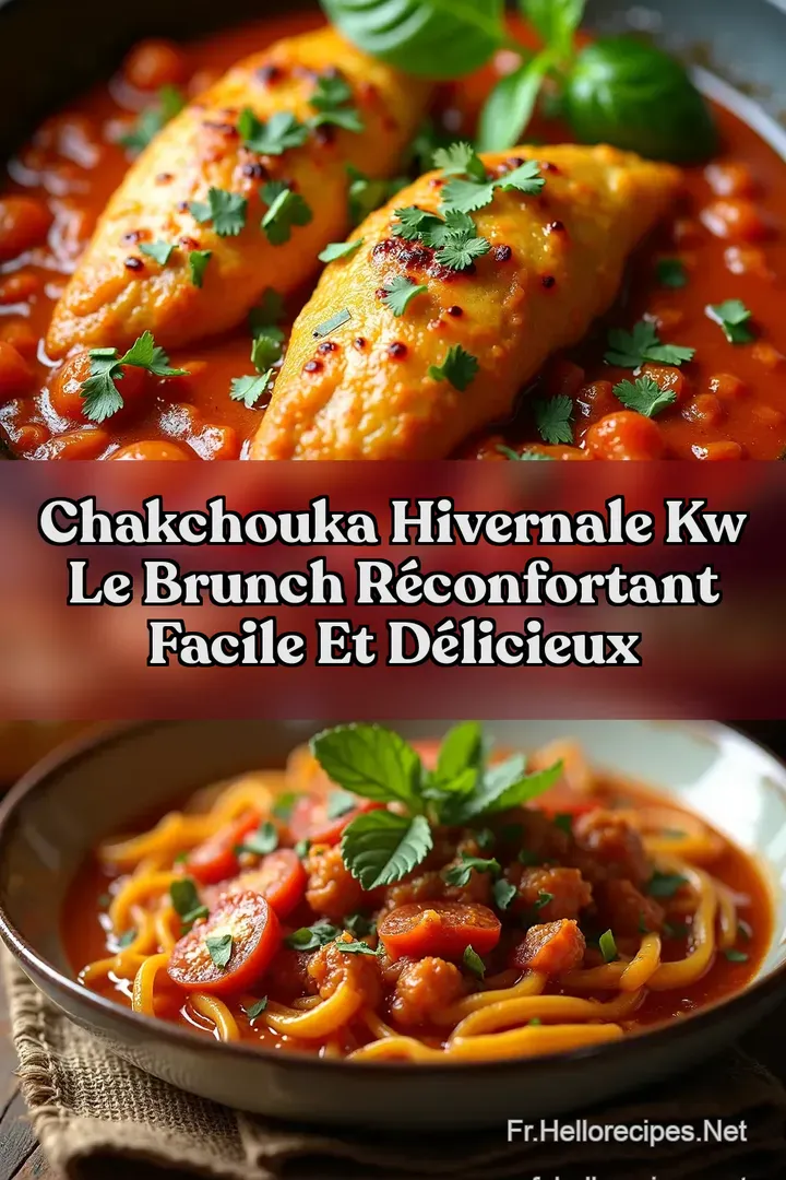 Chakchouka Hivernale kw Le Brunch R&eacute;confortant Facile et D&eacute;licieux