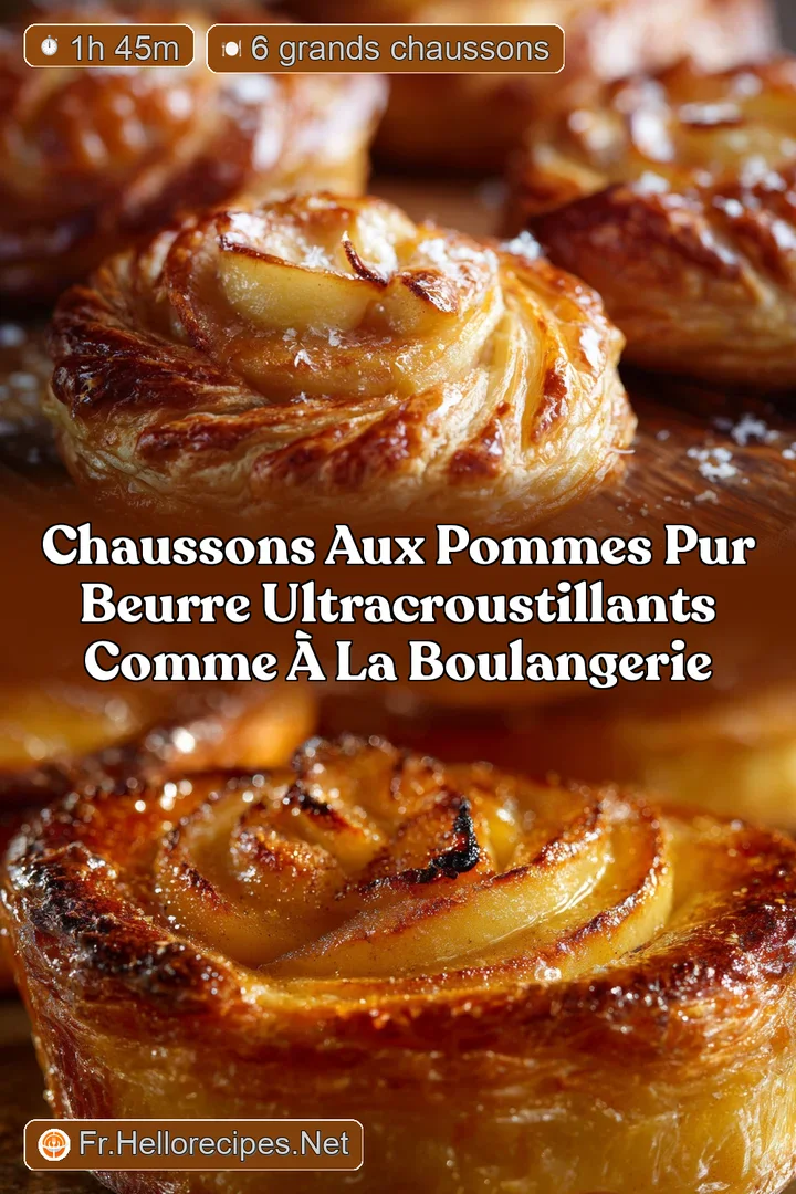 Chaussons aux Pommes Pur Beurre Ultracroustillants comme &agrave; la boulangerie