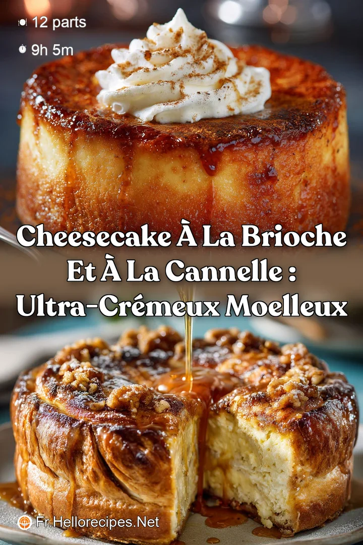Cheesecake &agrave; la brioche et &agrave; la cannelle : Ultra-Cr&eacute;meux Moelleux
