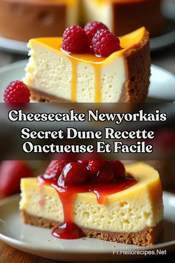 Cheesecake NewYorkais Secret dune Recette Onctueuse et Facile