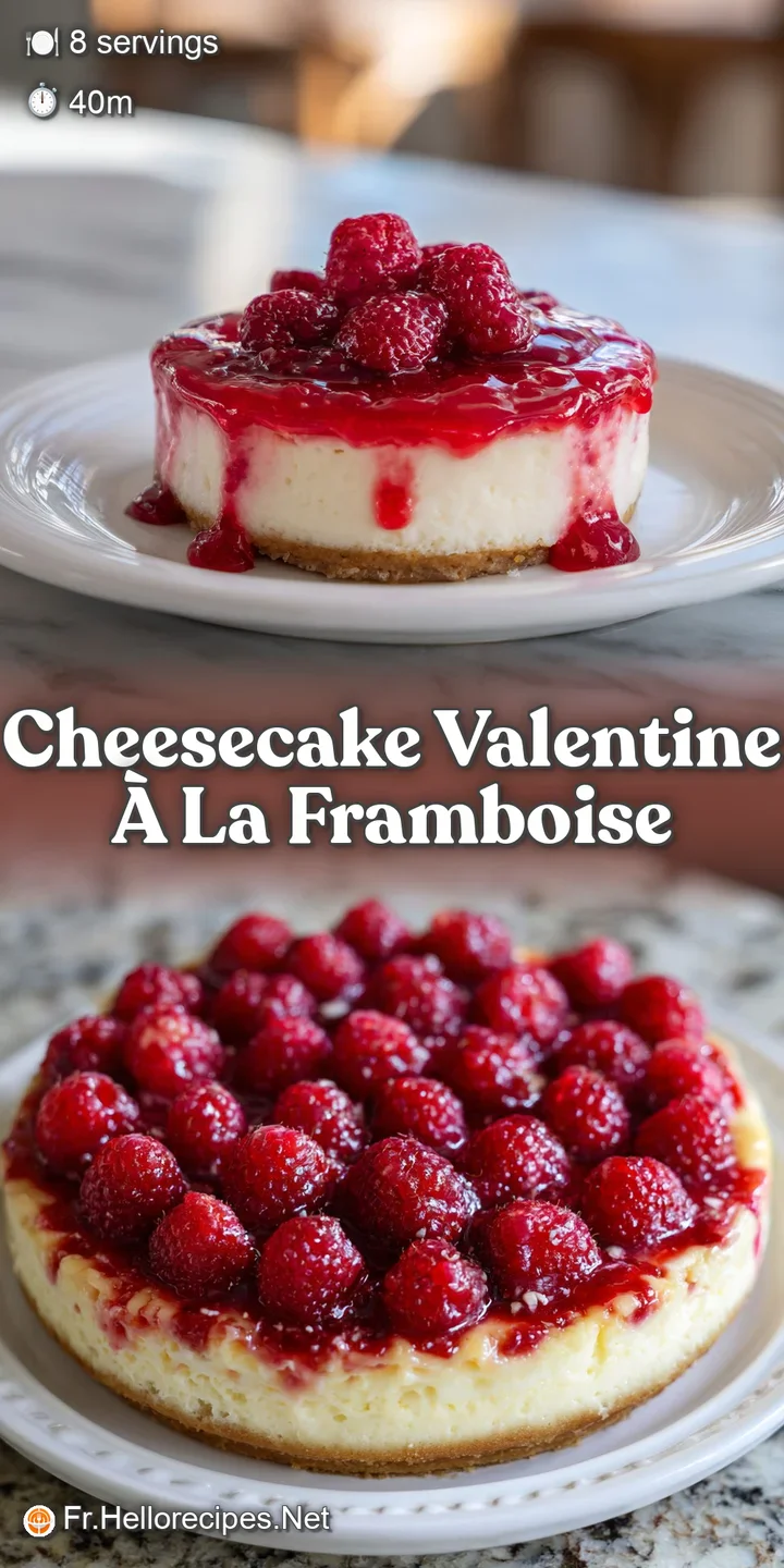 Close-up showcasing the smooth, velvety texture of a raspberry cheesecake filling, swirled with color. Tart and sweet good...