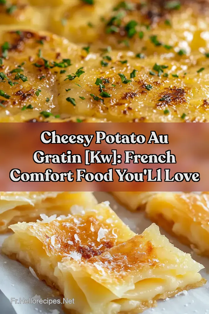 Cheesy Potato Au Gratin [kw]: French Comfort Food You&#039 ll Love