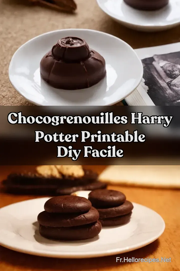 Chocogrenouilles Harry Potter Printable DIY Facile