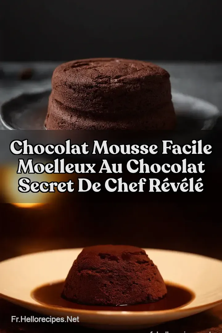 Chocolat Mousse Facile Moelleux au Chocolat Secret de Chef Révélé : ÉPINGLER POUR PLUS TARD Chocolat Mousse Facile Moelleux au Chocolat Secret de Chef Révélé