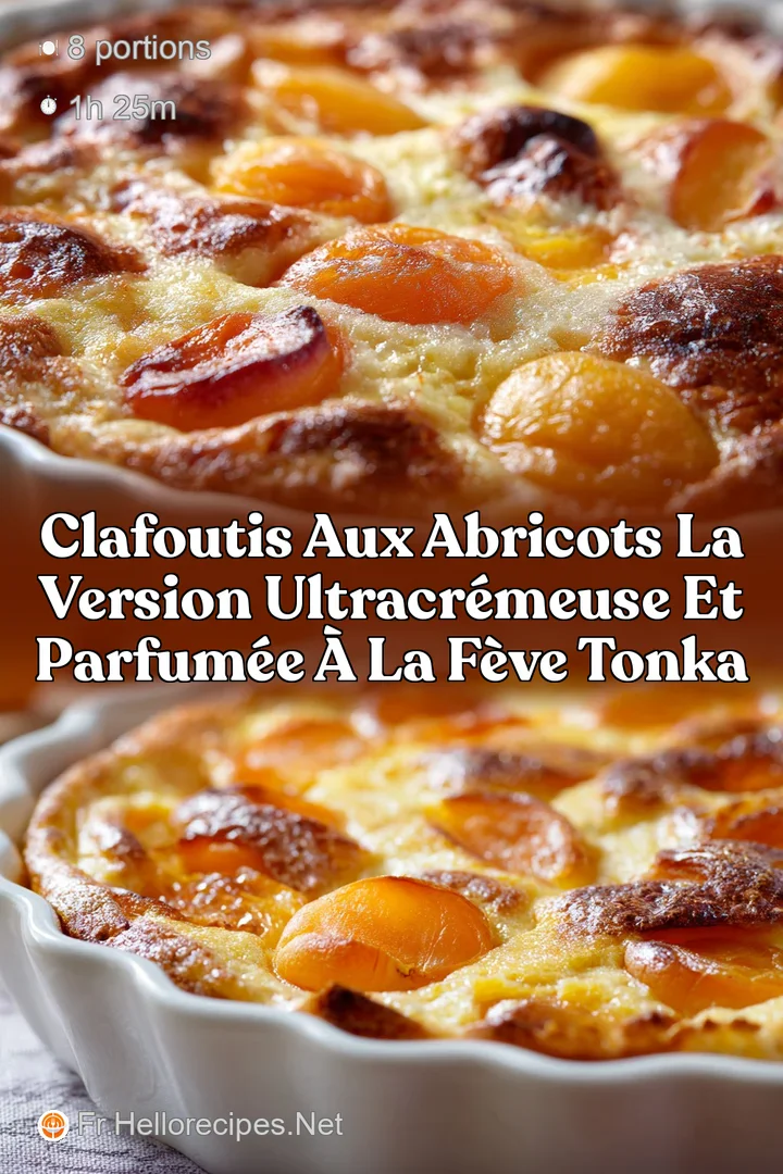 Clafoutis aux abricots La version ultracr&eacute;meuse et parfum&eacute;e &agrave; la f&egrave;ve tonka