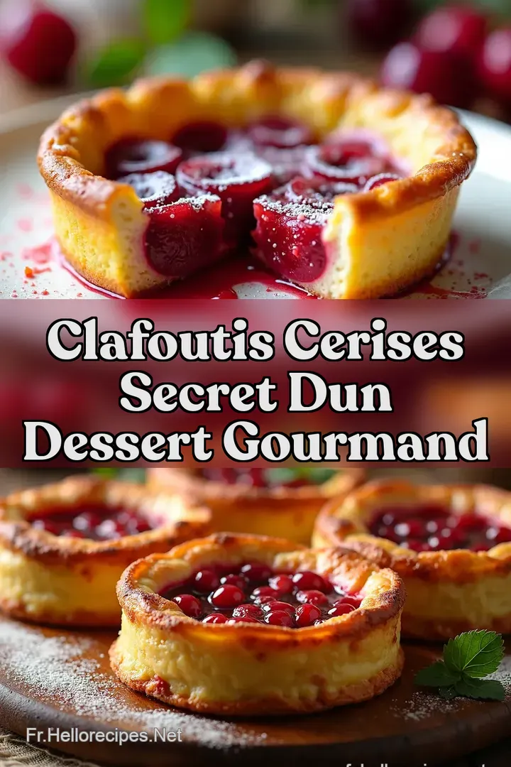 Clafoutis Cerises Secret dun Dessert Gourmand