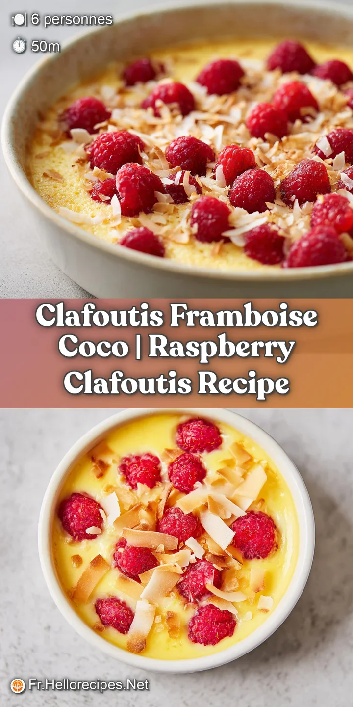 Gros plan sur la texture cr&eacute;meuse et dor&eacute;e d'un g&acirc;teau aux framboises rouges fondantes et coco r&acirc;p&eacute;e nacr&eacute;e.