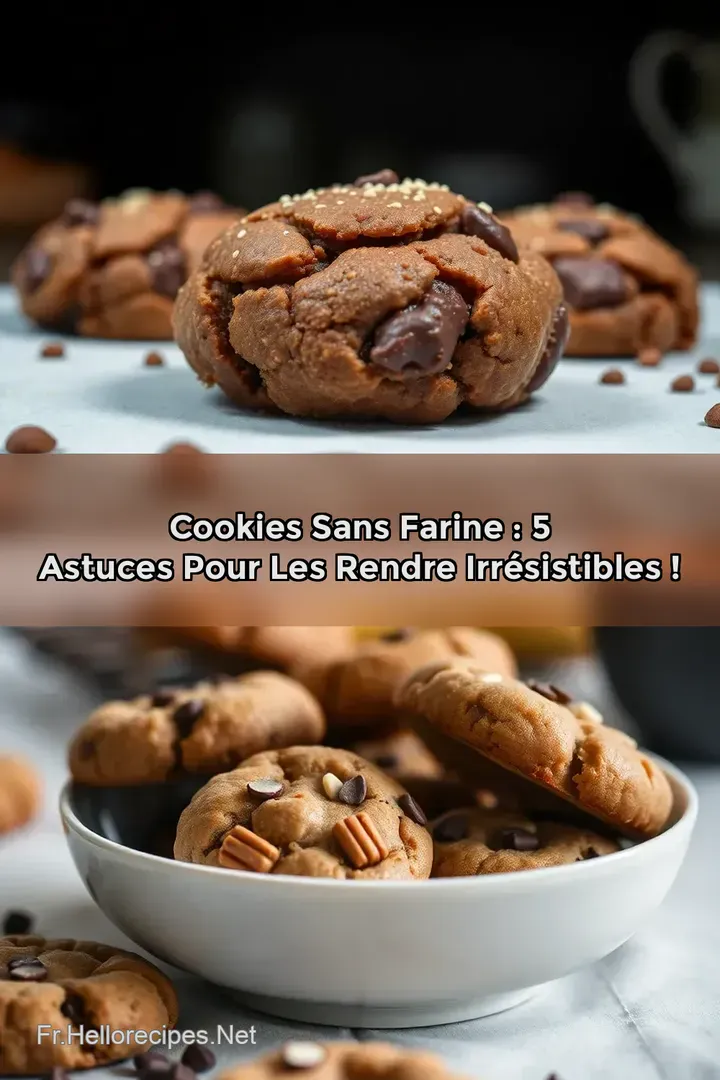 Cookies Sans Farine : 5 Astuces Pour Les Rendre Irrésistibles ! : ÉPINGLER POUR PLUS TARD Cookies Sans Farine : 5 Astuces Pour Les Rendre Irrésistibles !