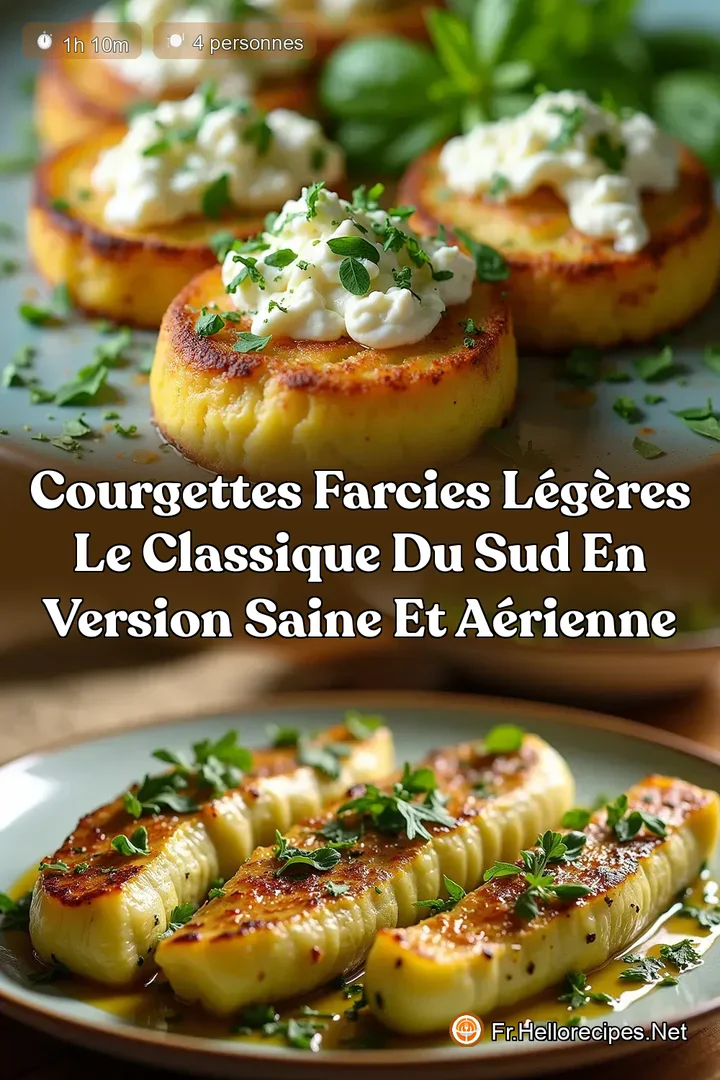 Courgettes Farcies Légères Le Classique du Sud en Version Saine et Aérienne