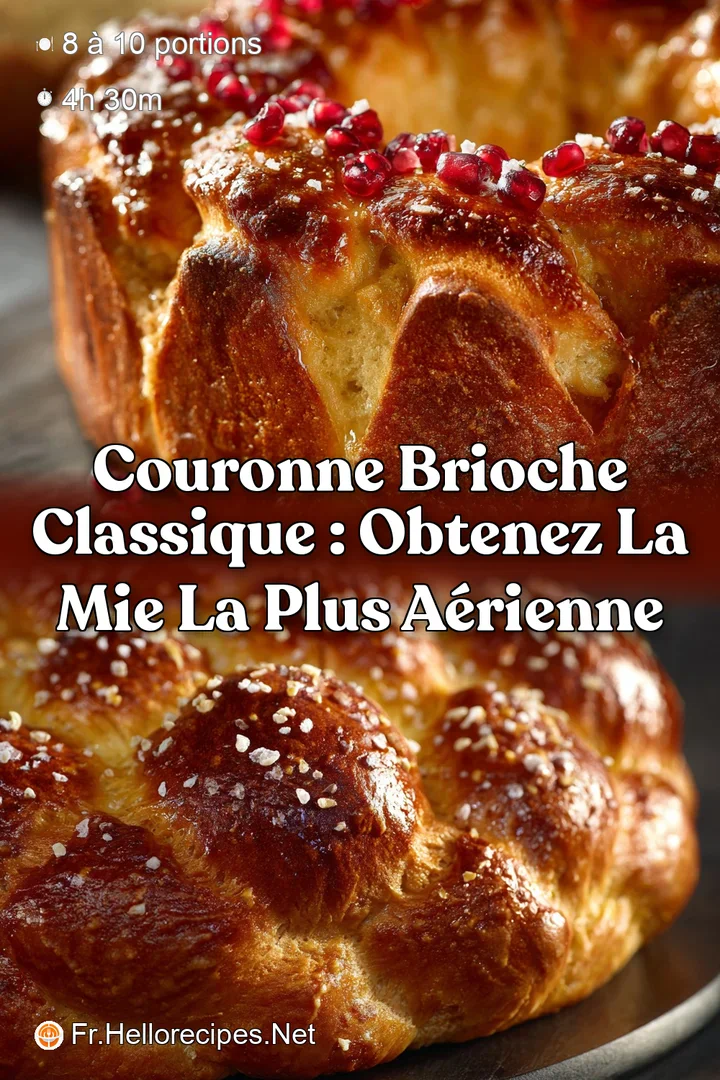 Couronne Brioche Classique : Obtenez la Mie la Plus A&eacute;rienne