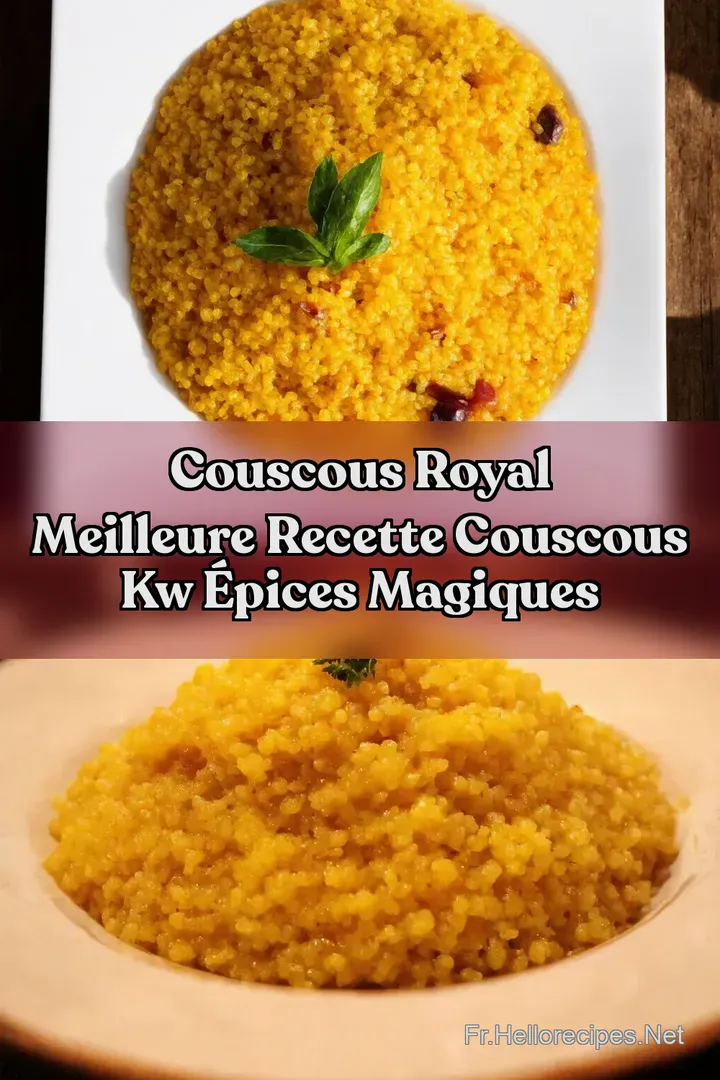 Couscous Royal Meilleure Recette Couscous kw &Eacute;pices Magiques