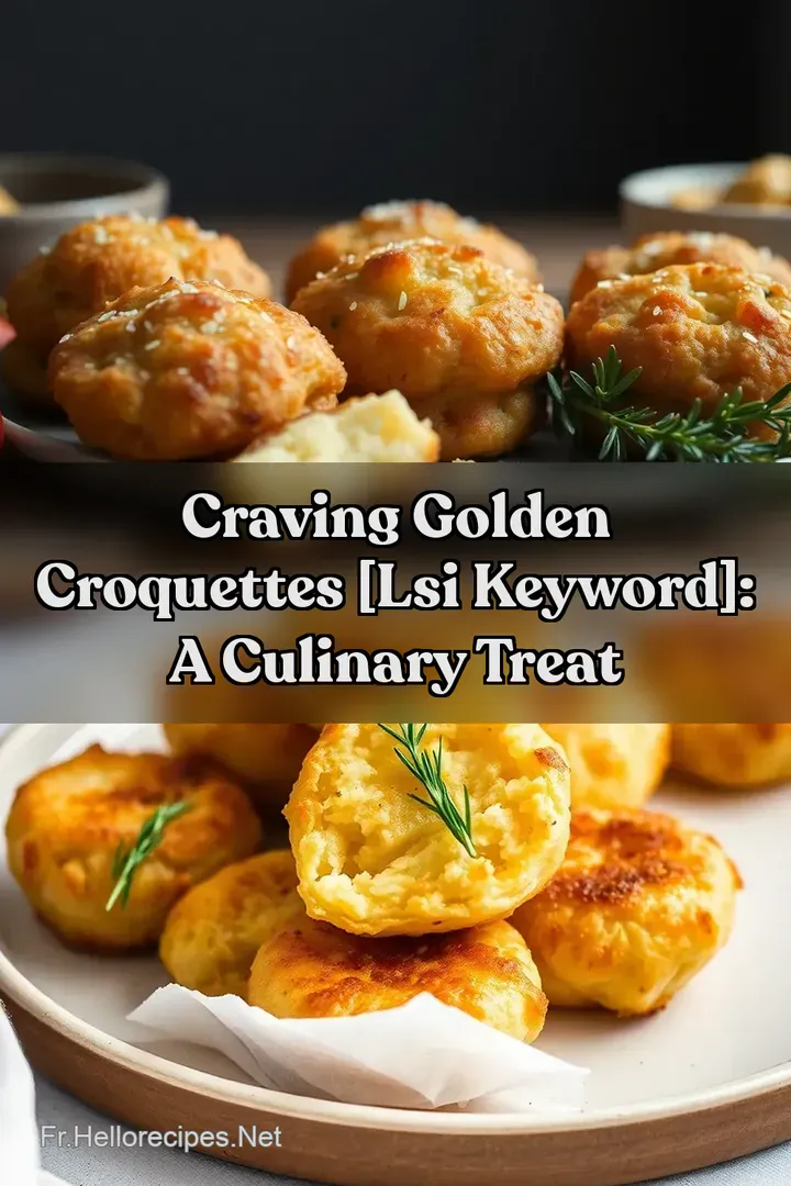 Craving Golden Croquettes [LSI keyword]: A Culinary Treat